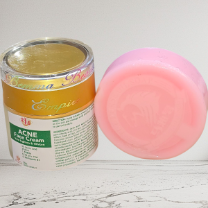 Acne and pimple face cream + Flawless White face soap products