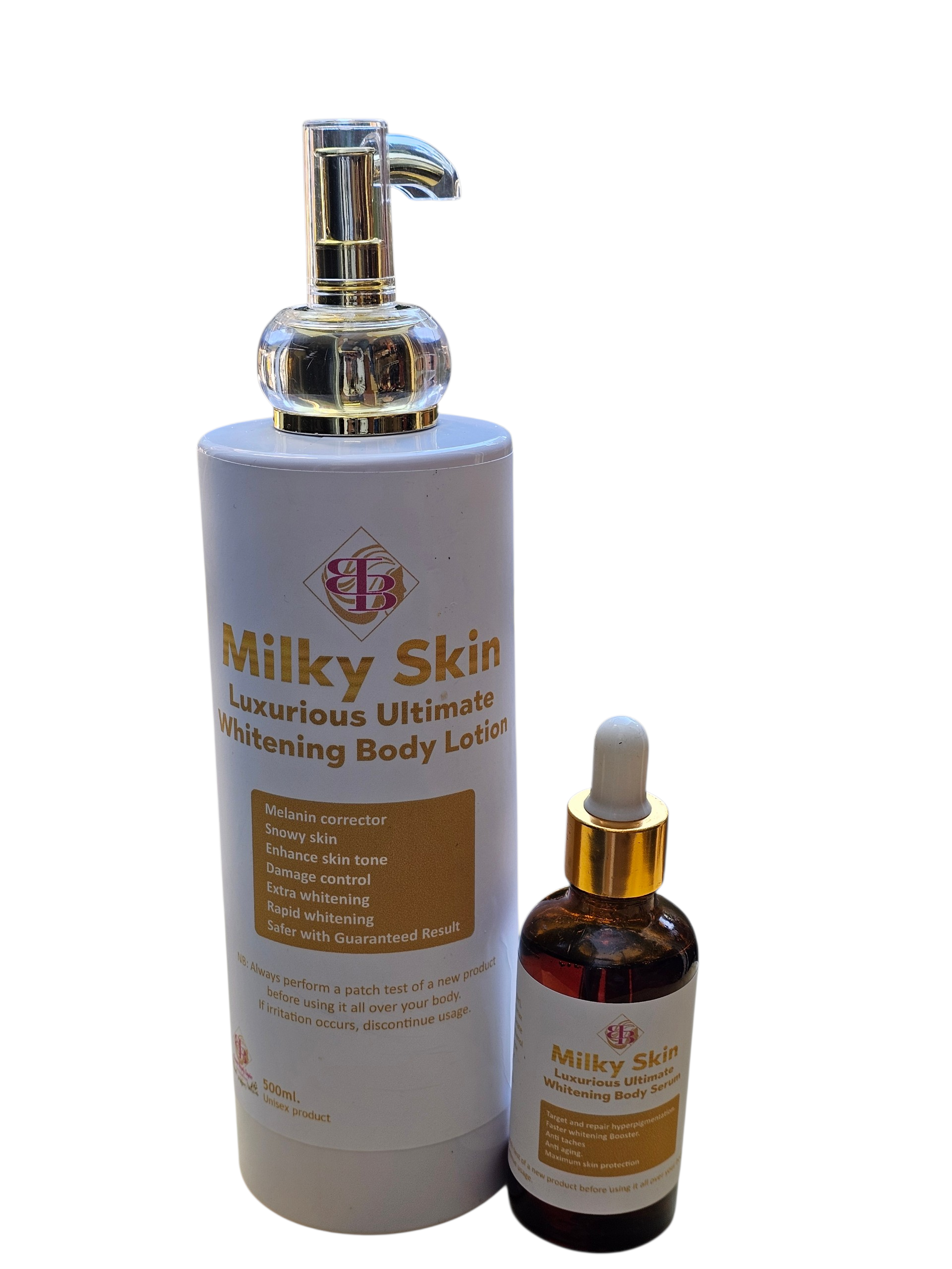 Milky Skin Luxurious Ultimate Whitening Body lotion +Serum products