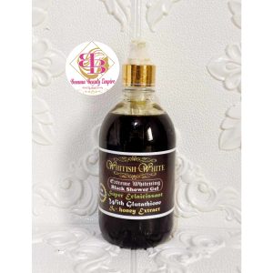 Whitish white Black shower gel 500ml