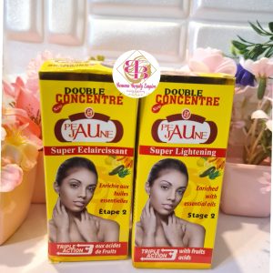 Double Concentree peau jaune super Eclaircissant stage 2. original 1pc