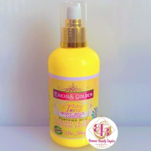 Evob Trichis Golden Yellow Tone Body milk lotion 250ml