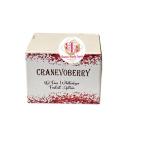 Evob cranevoberry fast action 5D bleaching face cream. New packaging and price.