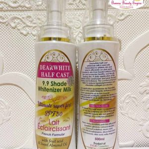Dear white halfcast 9.9 shades body lotion 500ml