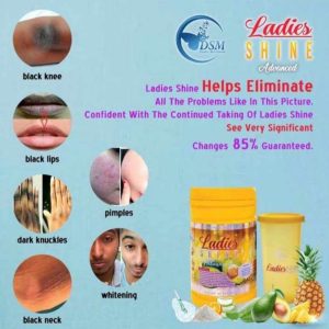 Ladies shine advanced whitening