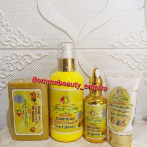 Evob Glowgetter Egg yolk and Turmeric oil 4n1 set.