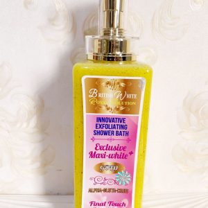 British White Royal Solution Innovative exfoliating shower gel Gold 900ML