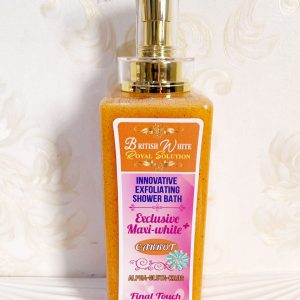 British White Royal Solution Innovative exfoliating shower gel carrot 900ML