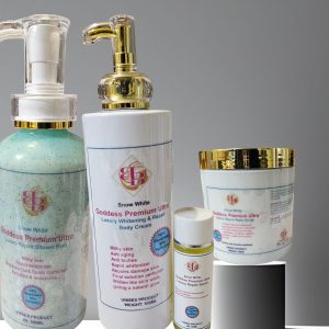 Goddess Premium Ultra Luxury Repair &Fast Whitening (snow White) 4n1 body combo.