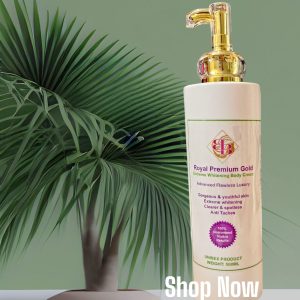 Royal Premium Gold Luxury Intense whitening body lotion+ Serum 2n1 New Formula