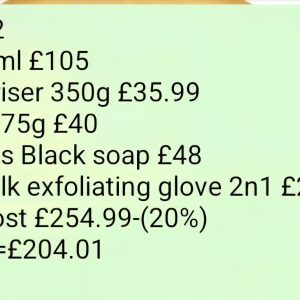 Customised Acne face set and oil Body setBig size set Combo